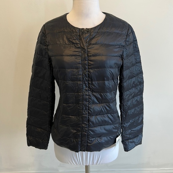Peserico Navy Down Quilted Jacket - Picture 1 of 10
